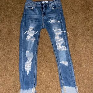 Cello Cuffed Skinny Jeans